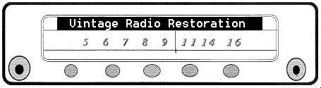 AUTO RADIO RESTORATIONS